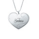 Engraved Heart Pendants - Mother Daughter Jewellery	