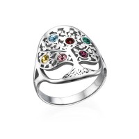 Family Tree Jewellery - Birthstone Ring