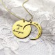 I Love You to The Moon and Back Love Necklace 18ct Gold Plated