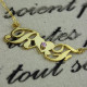 18ct Gold Plated Two Initials Necklace