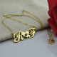 18ct Gold Plated Two Initials Necklace