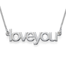 I Love You Necklace