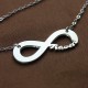 Sterling Silver Infinity Name Necklace
