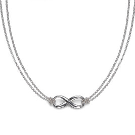 Silver Infinity Necklace	