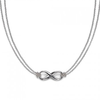 Silver Infinity Necklace	