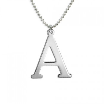 Initials Necklace in Silver	