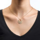 Jewellery for Mums - Disc Necklace in Gold Plating	