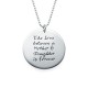 Mother Daughter Gift - Set of Three Engraved Necklaces