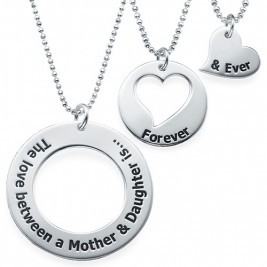 Mother Daughter Jewellery - Three Generations Necklace	