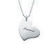 Mum is My Heart Mother Daughter Necklaces