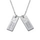 Name Bar Necklace in Silver	