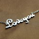 Personalised Sterling Silver Cursive Name Necklace