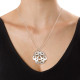 Silver Engraved Arabesque Necklace