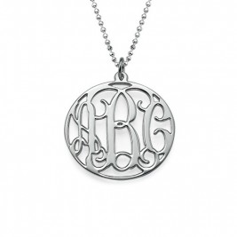 Personalised Circle Initials Necklace	