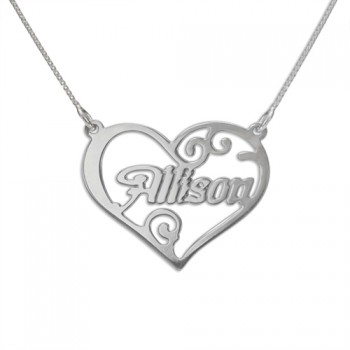 Personalised Heart Name Necklace	