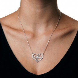 Personalised Heart Name Necklace	