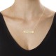 18ct Gold Plated Personalised Nameplate Necklace