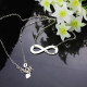 Sterling Silver Infinity Name Necklace