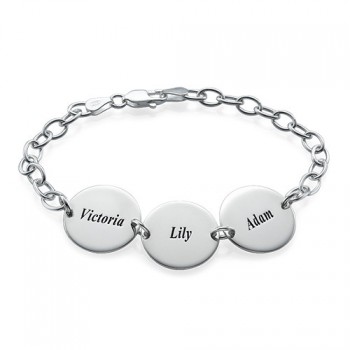Special Gift for Mum - Disc Name Bracelet/Anklet