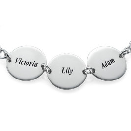 Special Gift for Mum - Disc Name Bracelet/Anklet