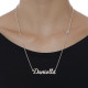 Sterling Silver Charm Name Necklace	