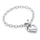 Sterling Silver Double Heart Charm Bracelet/Anklet