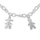 Sterling Silver Engraved Mothers Day Bracelet/Anklet