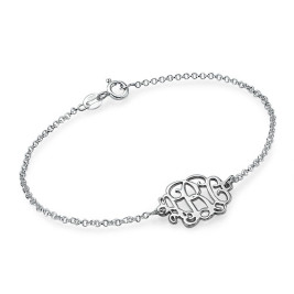 Sterling Silver Initials Bracelet	/Anklet