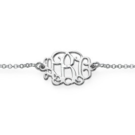 Sterling Silver Initials Bracelet	/Anklet