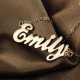 Cursive Script Name Necklace 18ct Solid Rose Gold