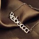 18ct Rose Gold Plated Rebecca Style Name Necklace