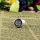 Signet Ring Sterling Silver Engraved Monogram