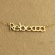 Solid Gold Rebecca Style Name Necklace-18ct