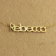 Solid Gold Rebecca Style Name Necklace-18ct