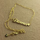 18ct Gold Plated Carrie Style Name Necklace With Star
