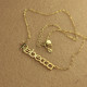 Solid Gold Rebecca Style Name Necklace-18ct