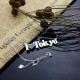 Sterling Silver I Love You Name Necklace with Birthstone
