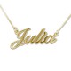 Small Personalised Classic Name Necklace In Silver/Gold/Rose Gold