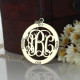 Personalised Family Monogram Name Necklace Sterling Silver