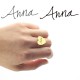 Gold Heart Signet Ring With Your Signature