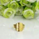 Engraved Designs Monogram Ring 18ct Gold Plated