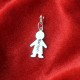 Personalised Boy Pendant on Lobster Clasp Silver