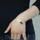 Engraved Name Bar Bracelet For Her Sterling Silver