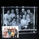 Personalised Crystal With 2D/3D Photo Engraved