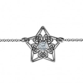 Personalised 3D Star Bracelet with Filigree Detailing