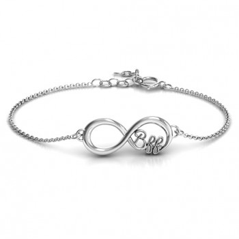Personalised BFF Friendship Infinity Bracelet