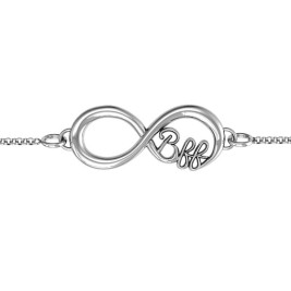 Personalised BFF Friendship Infinity Bracelet