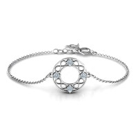 Personalised Circular Infinity Bracelet