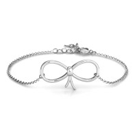 Personalised Classic Bow Bracelet