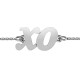 Personalised Classic Kiss and Hug Bracelet